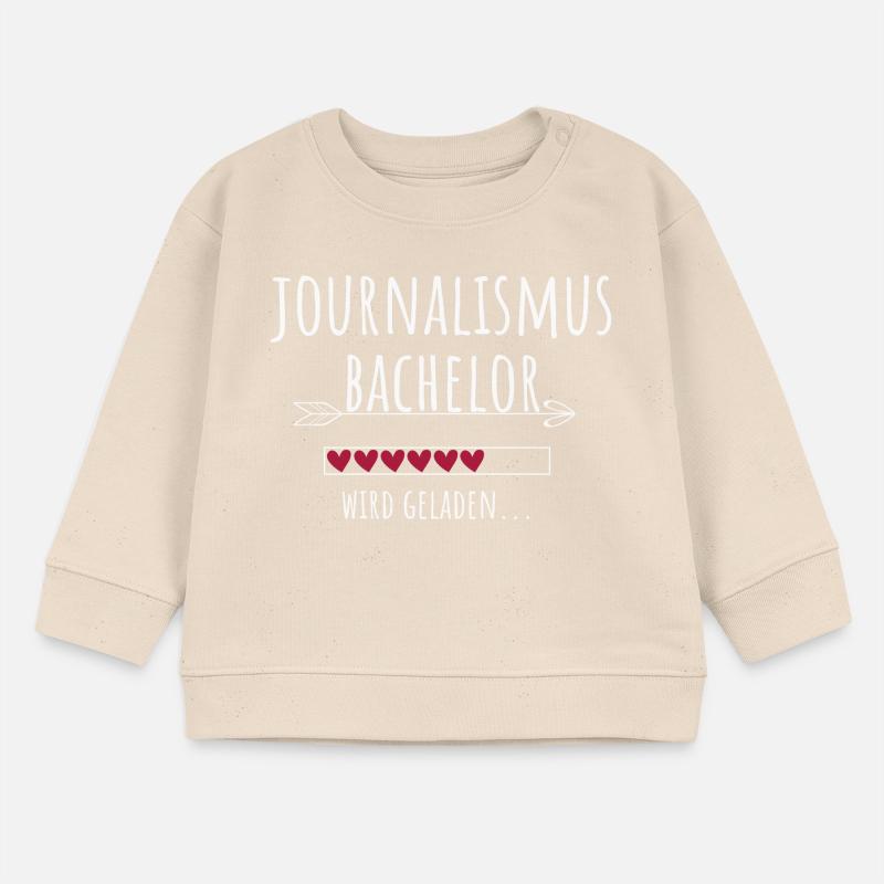 Journalismus Bachelor Studium Studentin Geschenk Baby Organic Sweatshirt Baby Changer von Stanley/Stella