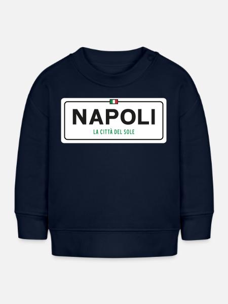 Ortsschild Napoli - Baby Organic Sweatshirt Baby Changer von Stanley/Stella - Navy