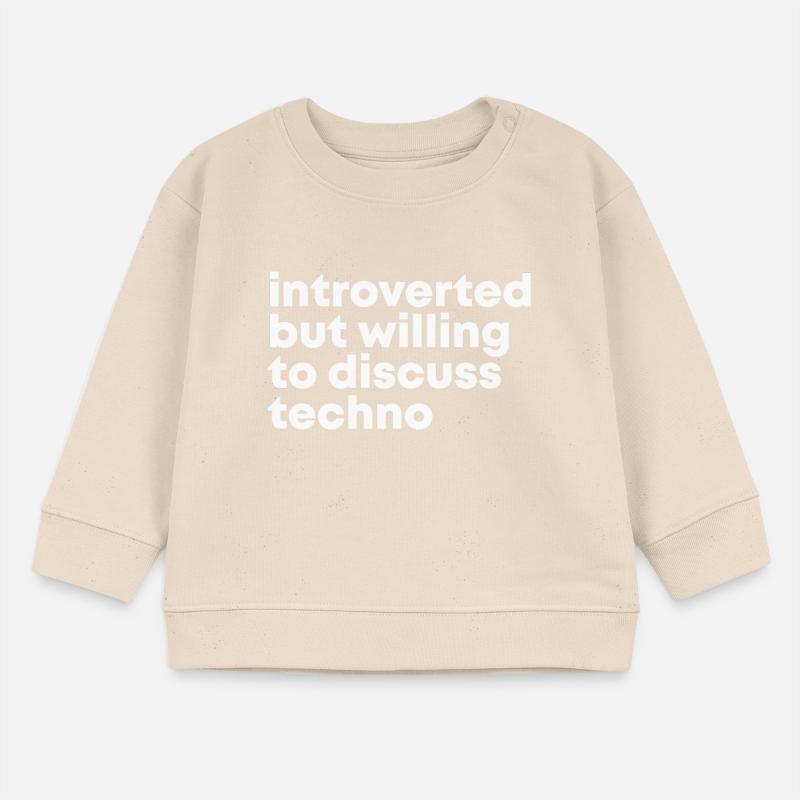 Techno Techno Techno Baby Sweatshirt by Stanley/Stella