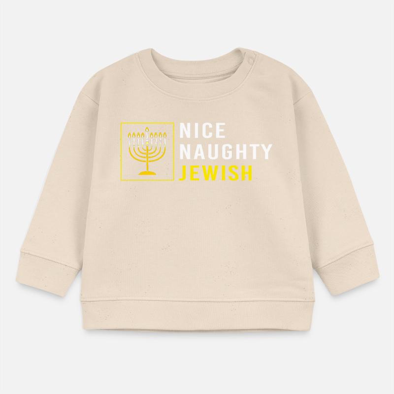 Hanoukka Hanoukka Hanoukka Sweat bébé bio Stanley/Stella