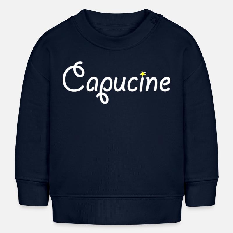 Capucine - Sweat bébé bio Stanley/Stella - bleu marine