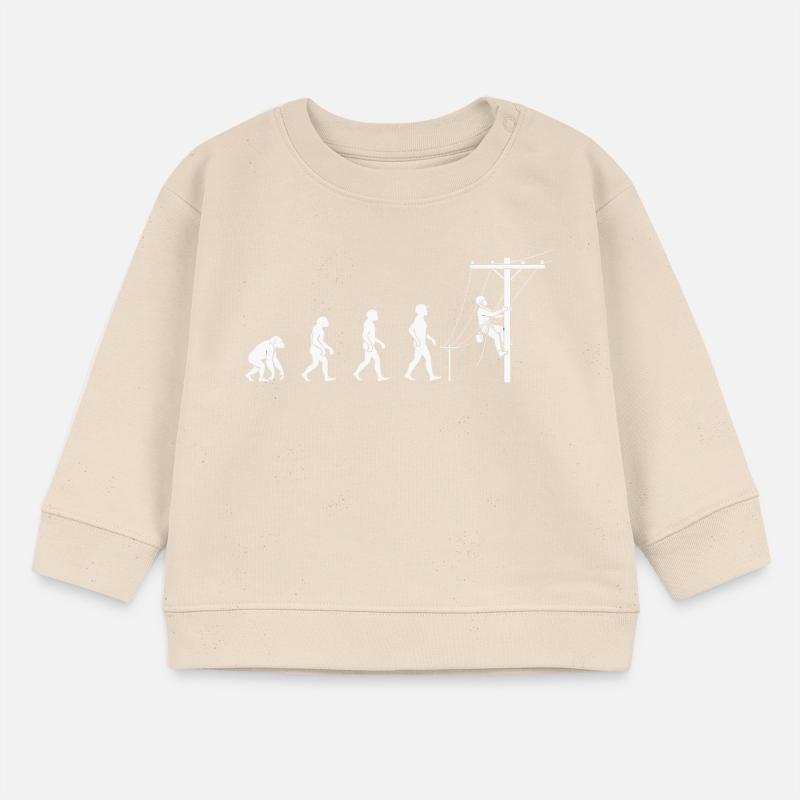 Evolution zur Netztechnik Baby Organic Sweatshirt Baby Changer von Stanley/Stella