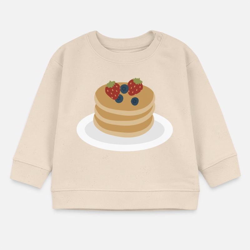 Berry Pancake Stack Artwork Baby Sweatshirt by Stanley/Stella