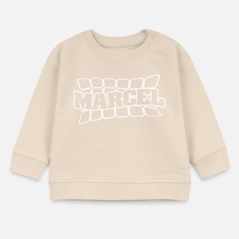 First name Marcel Baby Sweatshirt by Stanley/Stella