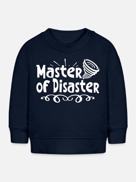 Master of disaster - Baby Organic Sweatshirt Baby Changer von Stanley/Stella - Navy