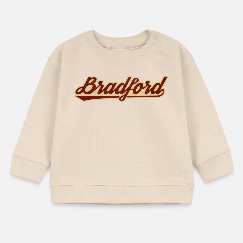 Bradford Vintage Script Logo Baby Sweatshirt by Stanley/Stella