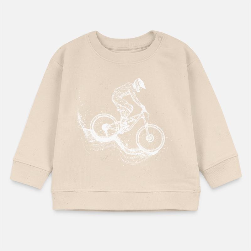 Dessin VTT Sweat bébé bio Stanley/Stella