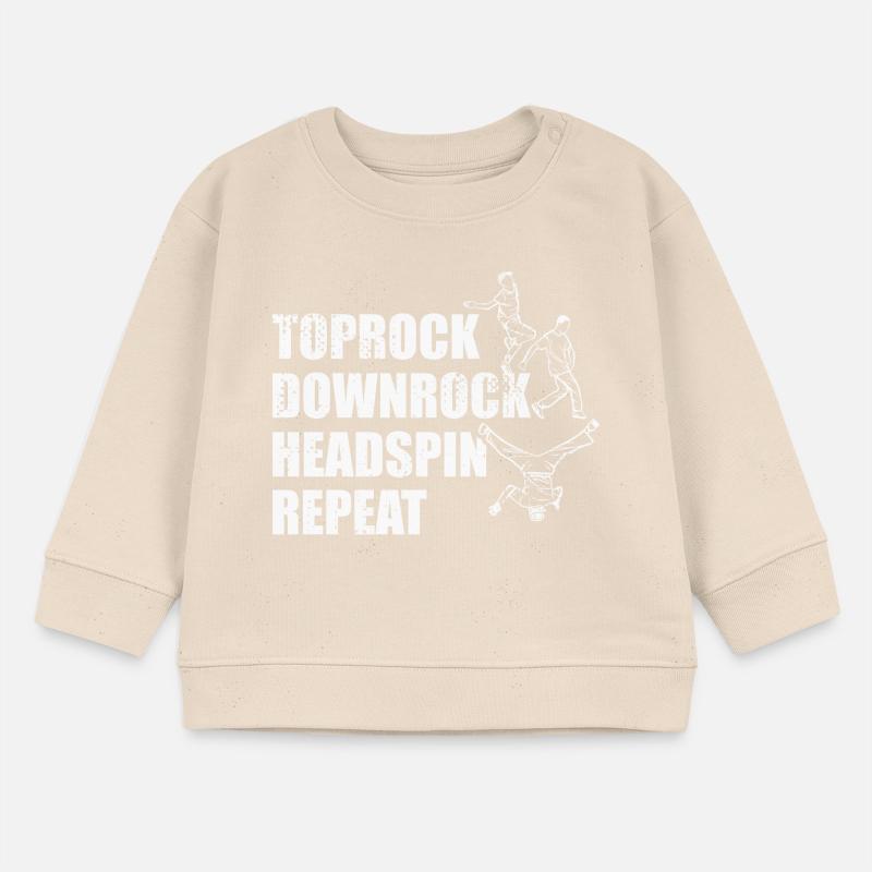 Breakdance Techniques Baby Sweatshirt by Stanley/Stella