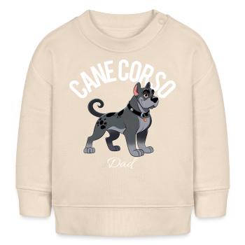 Cane Corso Papa 2 - Baby Organic Sweatshirt Baby Changer von Stanley/Stella - Natur - Vorne
