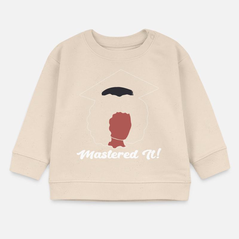 Master Studium Abschlussfeier Baby Organic Sweatshirt Baby Changer von Stanley/Stella