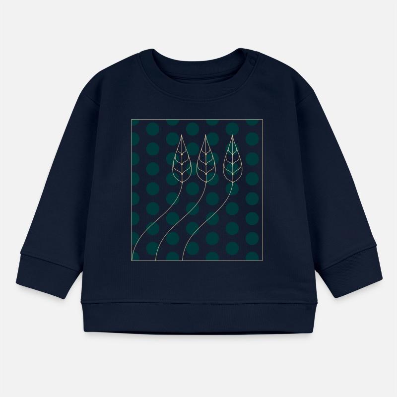 Plant Pattern Dots Baby Sweatshirt by Stanley/Stella