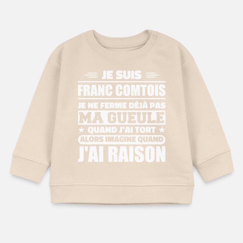 Franc comtois I don't shut my mouth frank comté Baby Sweatshirt by Stanley/Stella