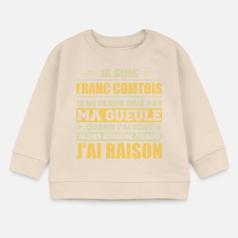 Franc comtois I don't shut my mouth frank comté Baby Sweatshirt by Stanley/Stella