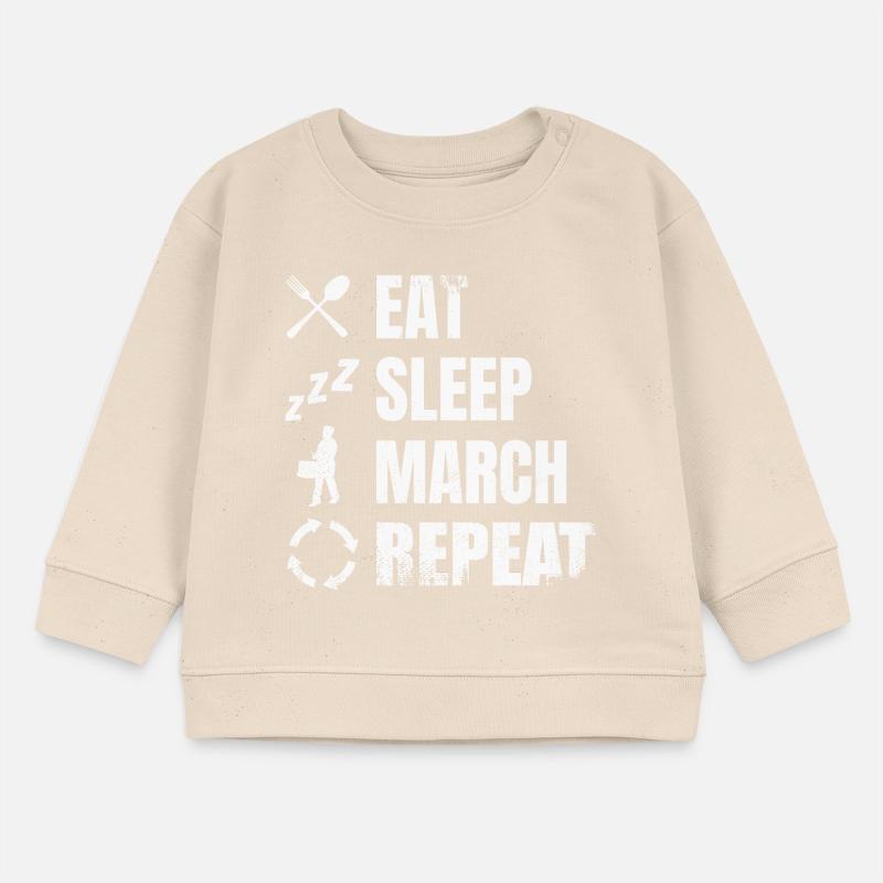 Drum Player Daily Routine Baby Sweatshirt by Stanley/Stella