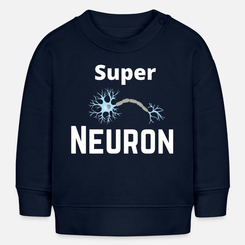 Super Réseau de Neurones - Sweat bébé bio Stanley/Stella - bleu marine