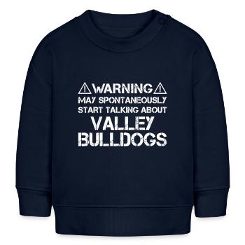 Valley Bulldog - Baby Sweatshirt by Stanley/Stella - navy - Front