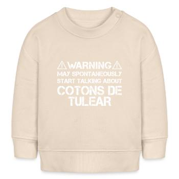 Coton de Tuléar - Sweat bébé bio Stanley/Stella - écru doux - Devant