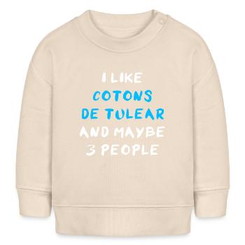 Coton de Tuléar - Sweat bébé bio Stanley/Stella - écru doux - Devant
