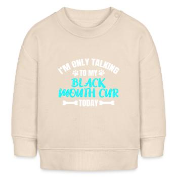 Black Mouth Cur - Baby Sweatshirt by Stanley/Stella - soft Ecru - Front