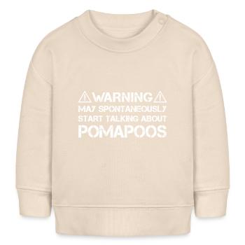 Pomapoo Pom-A-Poo - Baby Organic Sweatshirt Baby Changer von Stanley/Stella - Natur - Vorne