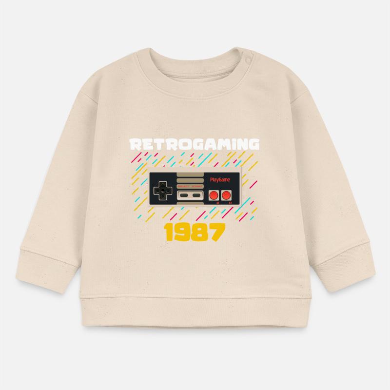 Retrogaming Sweat bébé bio Stanley/Stella