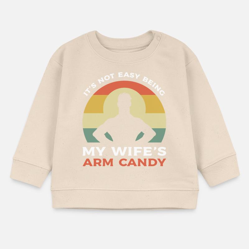 Arm Candy Ehemann Baby Organic Sweatshirt Baby Changer von Stanley/Stella