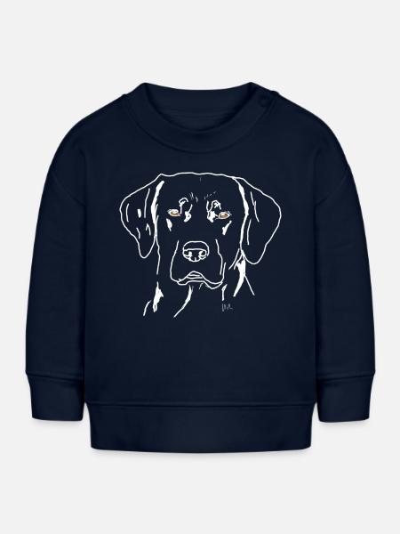 Labrador - Baby Organic Sweatshirt Baby Changer von Stanley/Stella - Navy