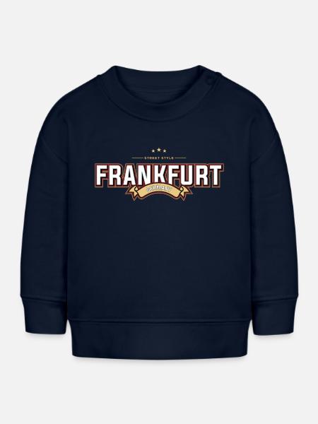Frankfurt - Baby Organic Sweatshirt Baby Changer von Stanley/Stella - Navy