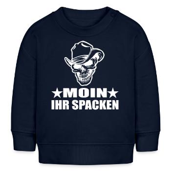 Moin - Baby Organic Sweatshirt Baby Changer von Stanley/Stella - Navy - Vorne