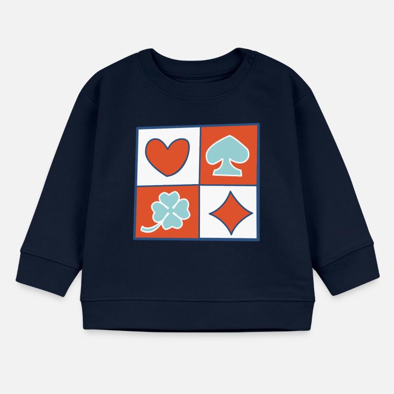 Checkerboard 2 by helfspawn Baby Sweatshirt by Stanley/Stella