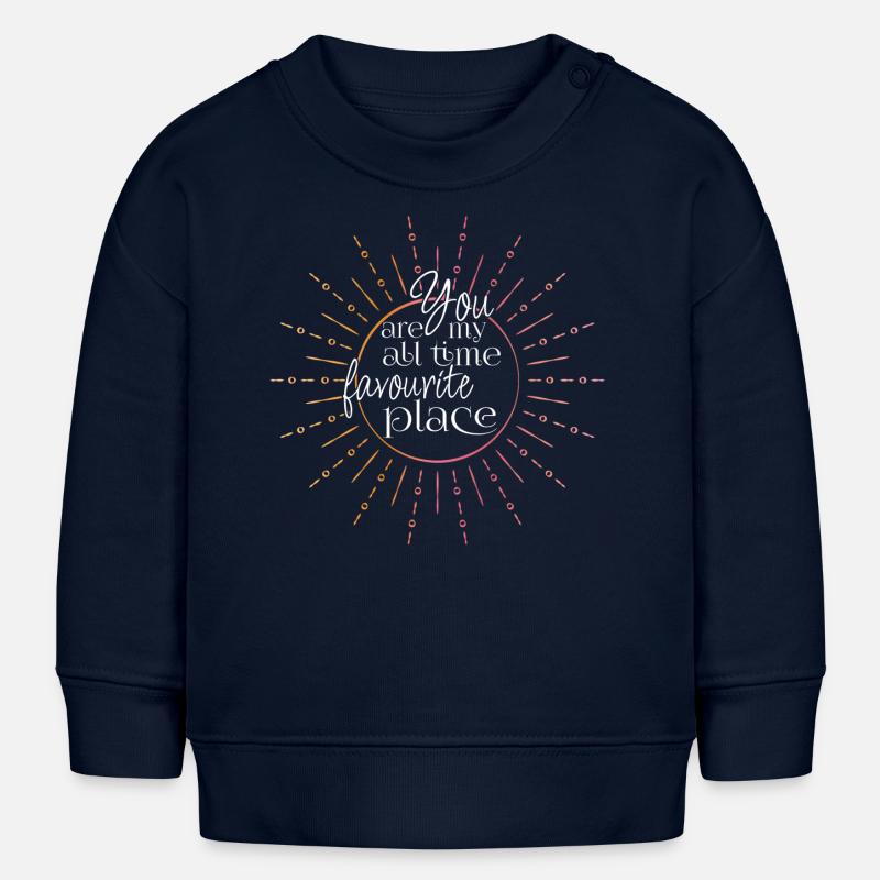 Favori de tous les temps - Sweat bébé bio Stanley/Stella - bleu marine