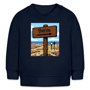 Buren Ameland Resort - Baby Sweatshirt by Stanley/Stella - navy - Front