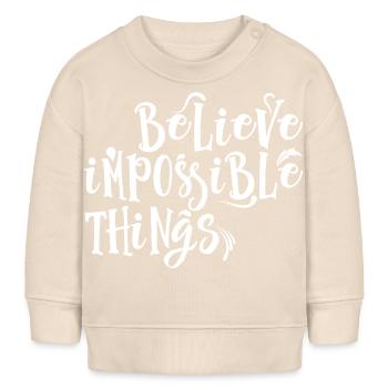 Impossible Things - Baby Sweatshirt by Stanley/Stella - soft Ecru - Front