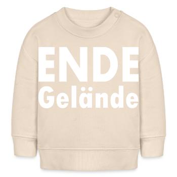 Ende gelände - Baby Organic Sweatshirt Baby Changer von Stanley/Stella - Natur - Vorne