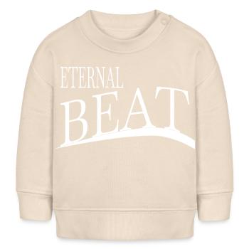blague, mélodie, éternel, durable, transcendant, dictons - Sweat bébé bio Stanley/Stella - écru doux - Devant