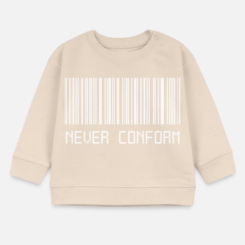 Code-barres jamais conforme Sweat bébé bio Stanley/Stella