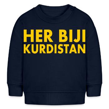 Her biji Kurdistan - Baby Sweatshirt by Stanley/Stella - navy - Front