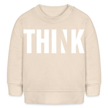 Think - Baby Sweatshirt by Stanley/Stella - soft Ecru - Front