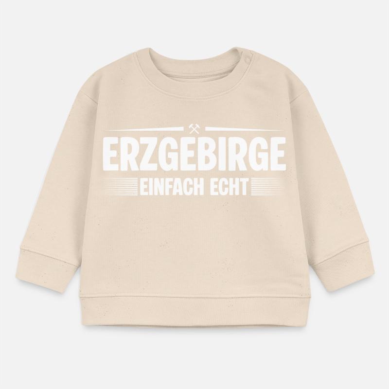 Erzgebirge einfach echt 2 Baby Organic Sweatshirt Baby Changer von Stanley/Stella