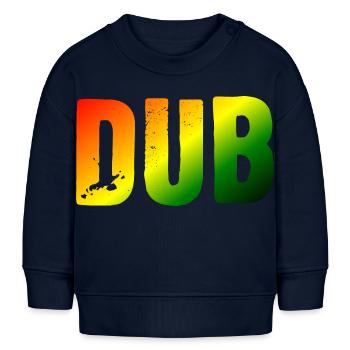 DUB - Sweat bébé bio Stanley/Stella - bleu marine - Devant