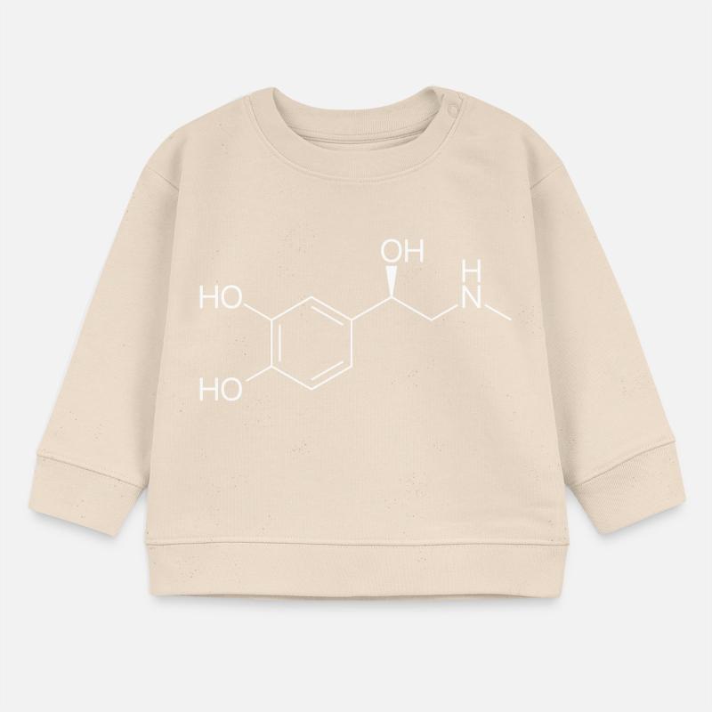 Adrenaline molecule - white Baby Sweatshirt by Stanley/Stella