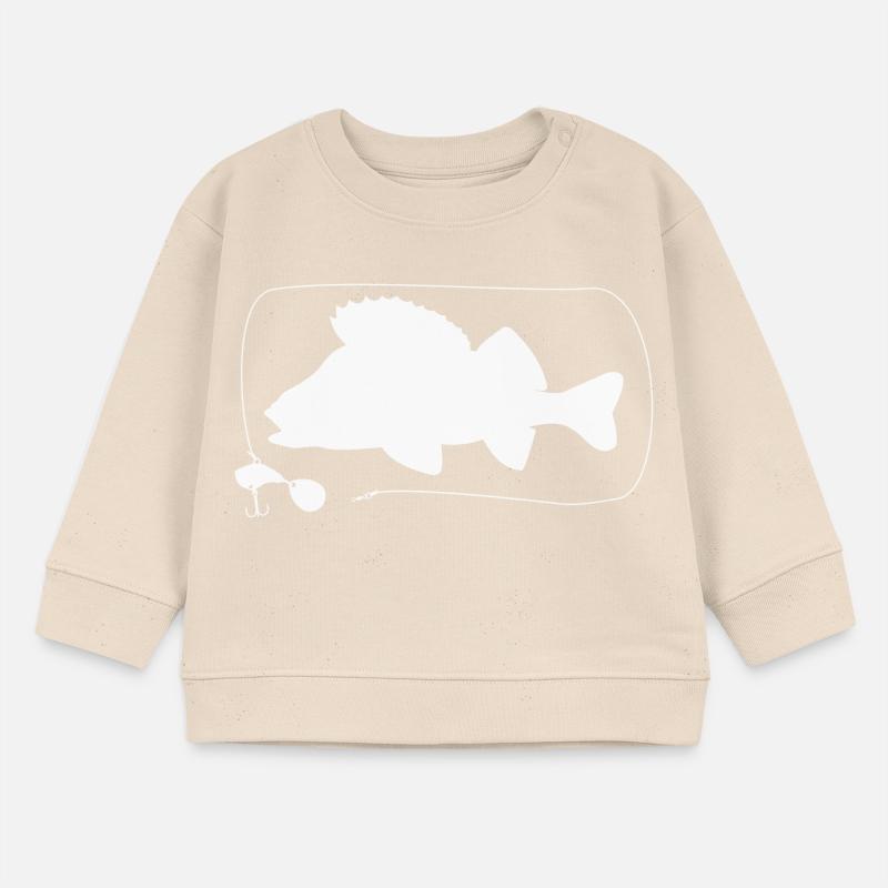 Perch with jig spinner Baby Sweatshirt by Stanley/Stella