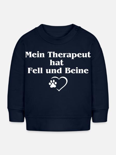 Lustiger Hundespruch - Baby Organic Sweatshirt Baby Changer von Stanley/Stella - Navy