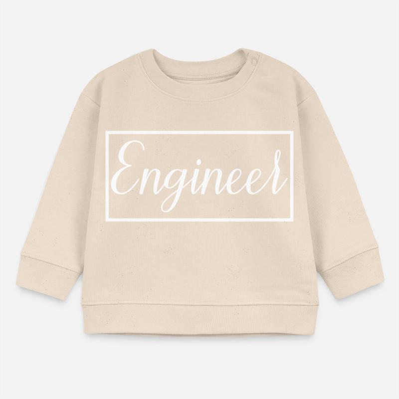 Engineer Proud Graduated Engineering Student Baby Sweatshirt by Stanley/Stella