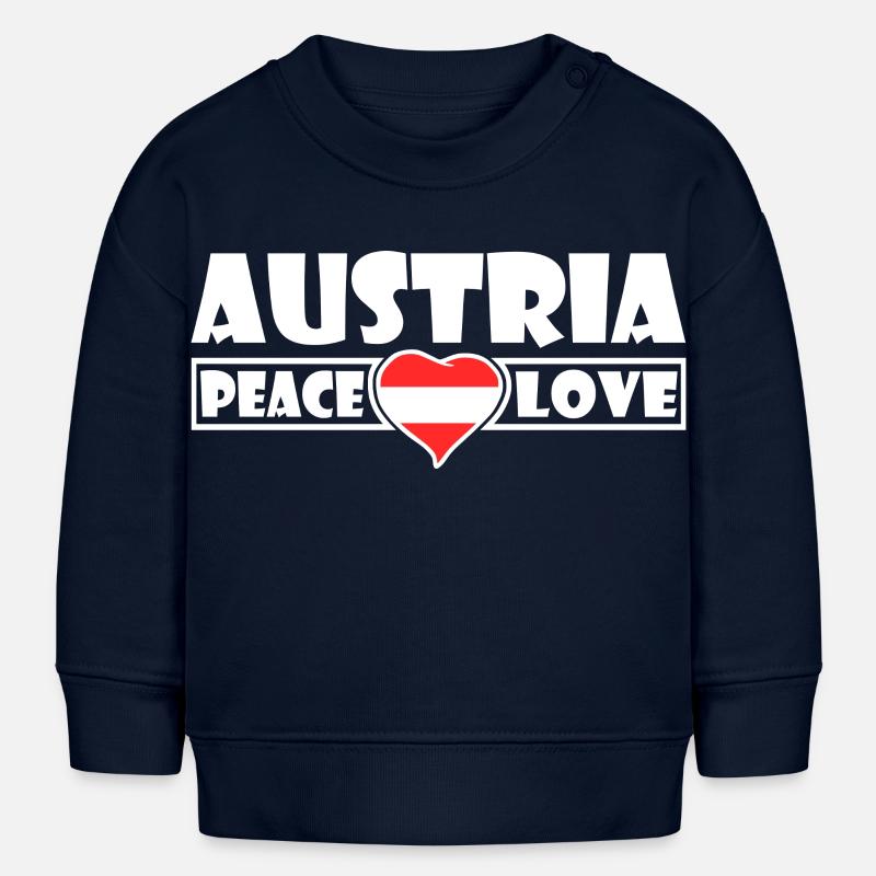 Autriche - Autriche - Sweat bébé bio Stanley/Stella - bleu marine
