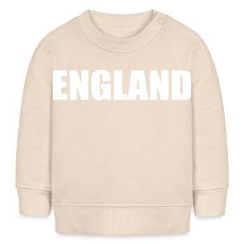 England - Sweat bébé bio Stanley/Stella - écru doux - Devant