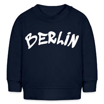 Berlin - Allemagne - Allemagne - Porte de Brandebourg - Sweat bébé bio Stanley/Stella - bleu marine - Devant