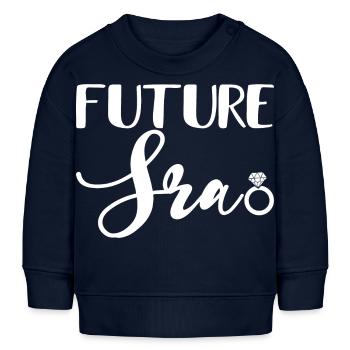 Future Sra. Engagement Party Bridal Shower Wedding - Baby Sweatshirt by Stanley/Stella - navy - Front