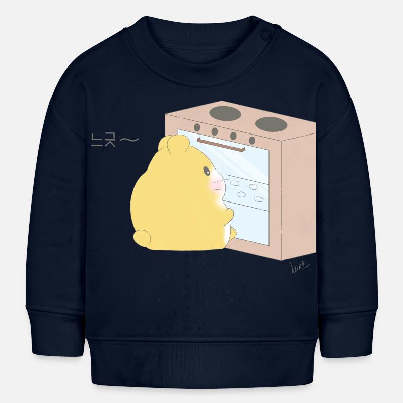 Cuisson des hamsters - Sweat bébé bio Stanley/Stella - bleu marine