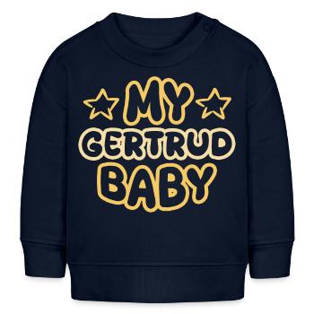 Gertrud - Sweat bébé bio Stanley/Stella - bleu marine - Devant